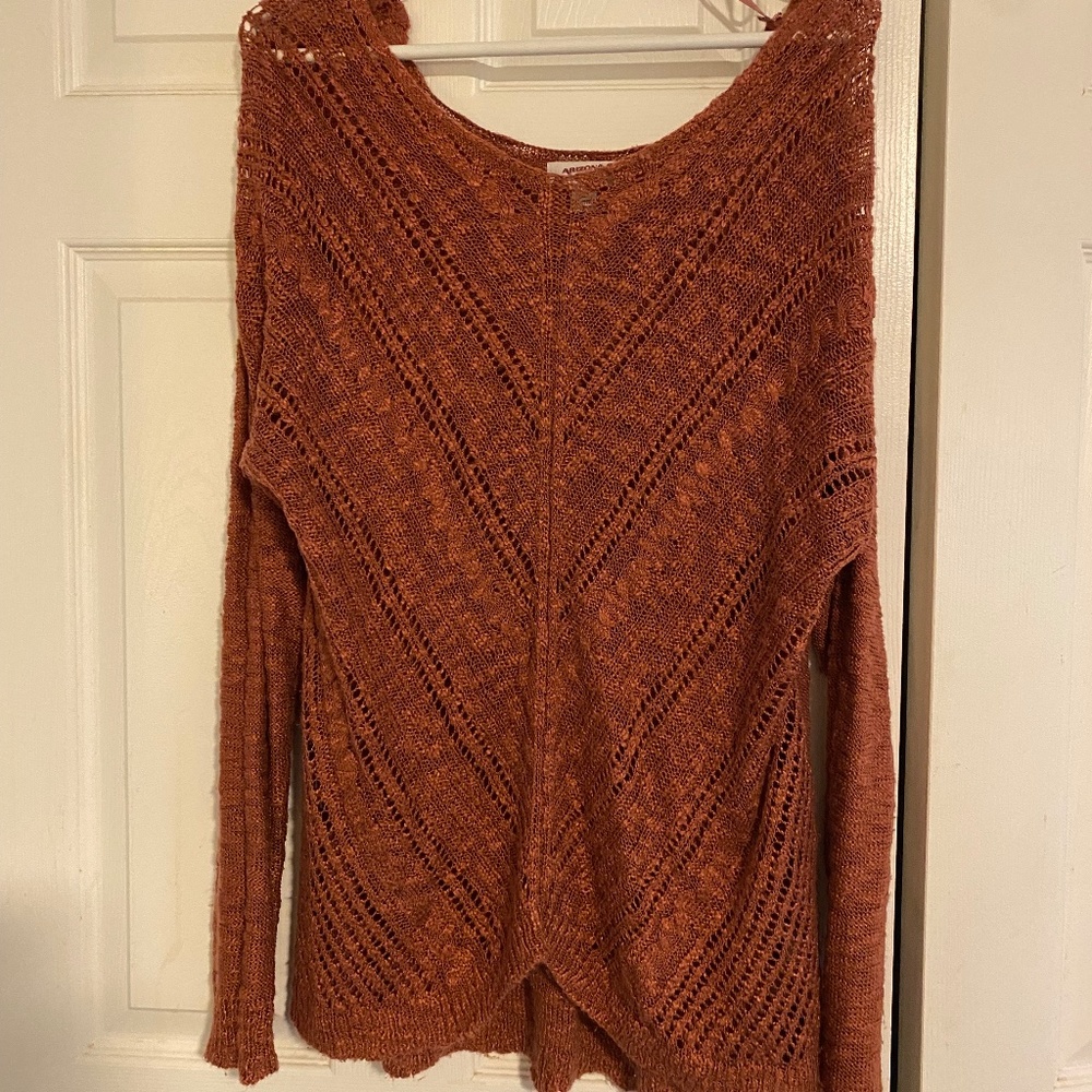 Arizona Jeans Co Slouchy knit rose-pink sweater size XL